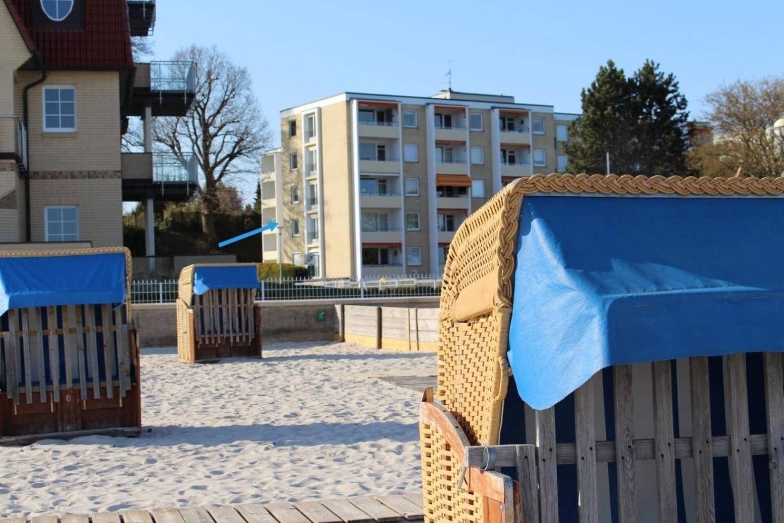 Ferienwohnung StrandKoje-OstseeBlick im Strandschloss Grömitz Exterior foto